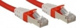 LINDY Patchkabel Cat6(A) SSTP / S/FTP PIMF rot 3.00m 10Gbit