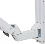 Ergotron Sit-Stand Combo Extender - Short - mounting component (Extension, Wall bracket with guide rail, arm cover)