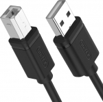 Cable USB Unitek USB-A - micro-B 1 m Czarny (Y-C430GBK)