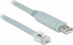 Adapter USB Delock 63911 USB-A - RS-232 Szary (63911)