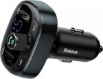 Baseus transmiter T typed Bluetooth 2xUSB microSD (czarny)