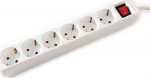VALUE Steckdosenleiste - Wechselstrom 250 V - 3600 Watt - Eingabe, Eingang CEE 7/4 - output terminals: 6 (6 x CEE 7/4)