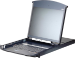 ATE Aten 16-Port 19" LCD CAT5e/6 KVM, over IP Switch Dual Rail -