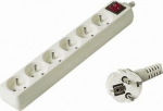 Listwa zasilająca PremiumCord 6 sockets 2 m White (pp6k02)