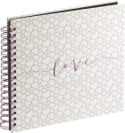 Hama Romance Spiral-Album 28x24 40 black Pages Wedding 3831