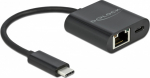 Delock Network adapter - USB-C 3.2 Gen 1 - Gigabit Ethernet x 1 + USB-C (nur Strom)