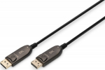 Digitus Hybrid connecting cable AOC DisplayPort 1.4 8K/60Hz UHD DP/DP M/M 15m Czarny
