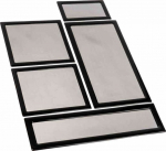 Demciflex Dust filter set for Lian Li TU150 Mini ITX - schwarz