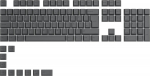 Glorious PC Gaming Race Glorious GPBT Keycaps - 115 PBT Tastenkappen, ISO, DE-Layout, Black Ash
