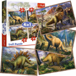 Trefl Puzzle 4w1 Interesting dinosaurs 34383 Trefl p8