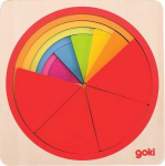 Goki Puzzle layered rainbow circle (57737)