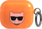 Karl Lagerfeld KLA3UCHFO AirPods 3 cover / orange Choupette