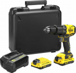 Cordless Drill Stanley SFMCD715D2K 18 V 2 x battery 2 Ah