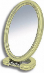 Donegal cosmetic mirror double-sided.color oval 11x15cm (9505)