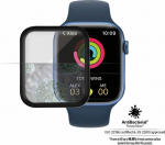 Kaitseklaas Apple Watch Series 8 / 7 (45mm), veekindel, kumera musta &auml;&auml;rega, PanzerGlass