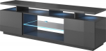 Cama MEBLE RTV EVA cabinet 180x40x56 graphite/gloss