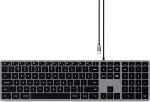 Satechi Slim W3 USB-C Wired Keyboard-DE (German)