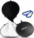 Walimex Pro Folding Background 150x200cm black/white PE