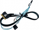 Supermicro CBL-SAST-1234A-100 SlimSAS x4 STR to 4x SATA - Kabel - Digital/Data