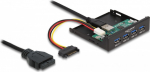 Delock Hub - intern 3.5" - 4 x USB 3.2 Gen 1 + 1 x USB 3.0 (intern)