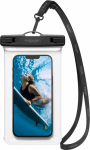 Veekindel kott kuni 6.9" telefonile, l&auml;bipaistev, IPX8, A601, Spigen