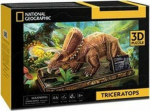 Cubic Fun PUZZLE 3D NATIONAL GEOGRAPHIC TRICERATOPS