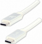 Kabel USB Logo USB-C - USB-C 2 m White