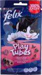 PUI FELIX Play Tubes Turkey, Ham - dry cat food - 50 g