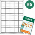 Mondi LABELS A4 IGEPA 38.1 X 21.2 MM BIAŁE (100)