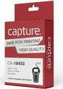 Capture 19mm x 5.5m Black on Yellow, Permanent Vinyl Tape