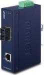 Planet IP30 Slim type Industrial Fast Ethernet Media Converter SC MM (-40 to 75 degree C)