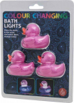ThumbsUp! rubber ducks Duck Lights LED Farbwechsel (3Stk) pink