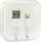 Kabel USB Partner Tele.com USB-A - Lightning 1 m White