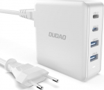 Dudao A100EU Adapter 100Watt GaN 2xUSB-C + 2xUSB-A