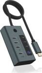Hub 4-Port IcyBox Hub USB 3.2 Gen 2 Type-C retail