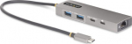 StarTech.com 3-Port USB-C Hub with 2.5 Gigabit Ethernet and 100W Power Delivery Passthrough Laptop Charging, USB-C to 2x USB-A/1x USB-C, USB 3.2 10Gbps Type-C Adapter Hub - Windows/macOS/Linux/Chromebook (10G2A1C25EPD-USB-HUB) - Hubb - compact - 1 x  ...