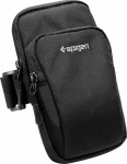 Spordikott k&auml;ele Armband, kuni 6.9" telefonile, lisataskuga, must, A702, Spigen