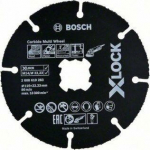 BOS Bosch CUTTING BLADE X-LOCK CARBIDE MULTI WHEEL 115*1*22.23 10 SZT