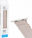 Fixed | Sporty Strap for Apple Watch 38/40/41mm | 60-210 mm | Rose gold | Nylon