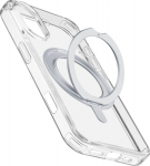 Cellularline Spin Mag - iPhone 16 Case with rotating mechanism Ringhalter, Compatible with the MagSafe ecosystem, Cover, Apple, iPhone 16, 15.5 cm (6.1"), Transparent
