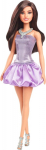 Mattel Barbie: Fashionistas #234 - Brown Hair with Metallic Purple Dress Doll (HYT92)