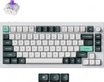 Keychron Q1 HE 75% mechanical keyboard, Gateron Double-Rail Switches, white