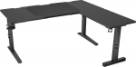 GNS Genesis Gaming Desk | Holm 160 Modular Corner | Black/Anthracite