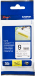 Brother TZES221 Tape SvartText,VitBotten,9mm