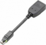 Adapter AV PNY DisplayPort Mini - DisplayPort czarny (QSP-MINIDP/DPV2)
