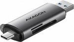 AXAGON CRE-SAC External USB 3.2 Gen1 Type-C+Type-A 2-slot SD/microSD