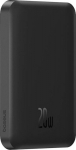Baseus Magnetic Mini 5000mAh 20W czarny