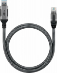 Wentronic Goobay | USB-A 3.0 to RJ45 Ethernet Cable, 1 m | 70299