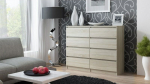 Topeshop M8 120 SONOMA chest of drawers