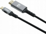 Kabel USB Yenkee USB-C - HDMI 1.5 m Czarno-srebrny (35055381)